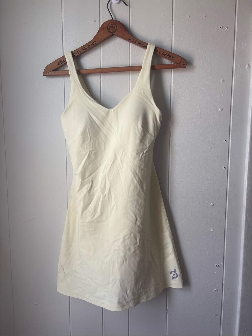 Lululemon Align Dress ~ Sz 4 ~ cream yellow  ~ Tennis with shorts